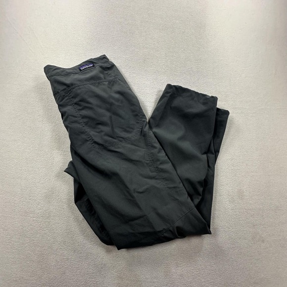 Patagonia Pants Mens 36 Forge Grey RPS Rock Hiking Zip Pocket Nylon Outdoor - Picture 1 of 16